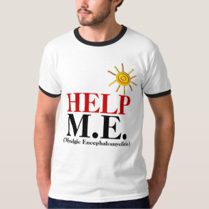 Camiseta AJUDA M.E. (encefalomielite miálgica)