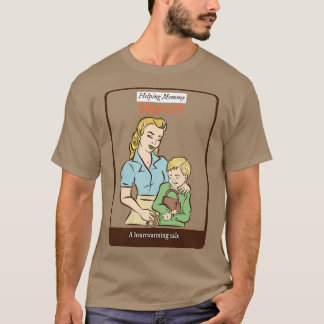Camiseta Ajudando a chuveiro de Mamães