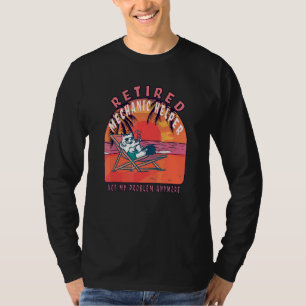 Camiseta Ajudante de Mecânico Aposentado Aposentadoria Vin