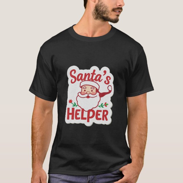 Camiseta Ajudante do Papai Noel (Frente)