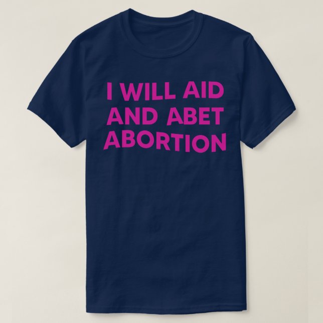 Camiseta Ajudarei E Apostarei O Aborto 1 (Frente do Design)