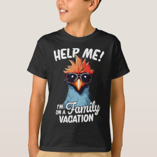 Camiseta Ajude-me, estou em férias de família