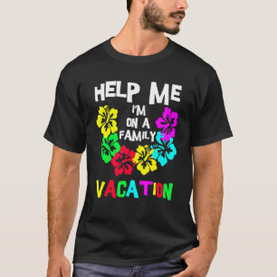 Camiseta Ajude-me, estou em férias de família, Ocean Beach