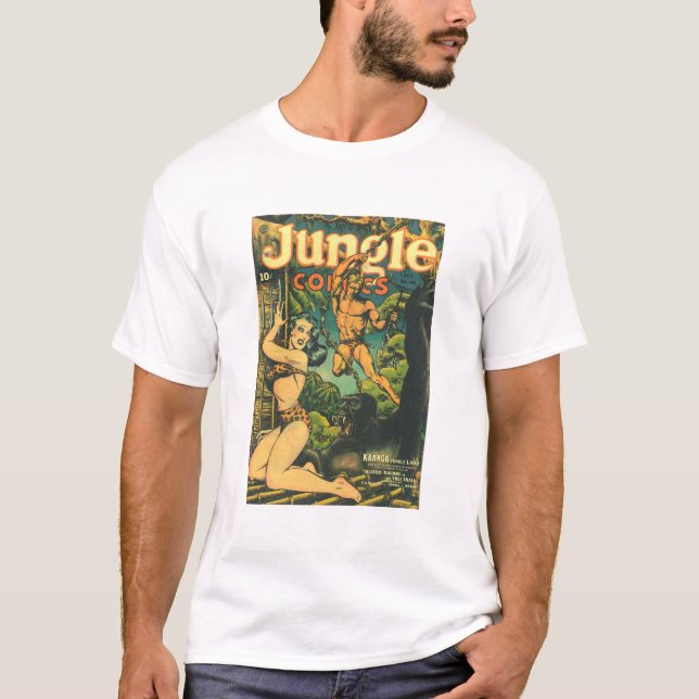 Camiseta Ajude-me Tarzan - Selva - Rei da Selva - Leo (Frente)