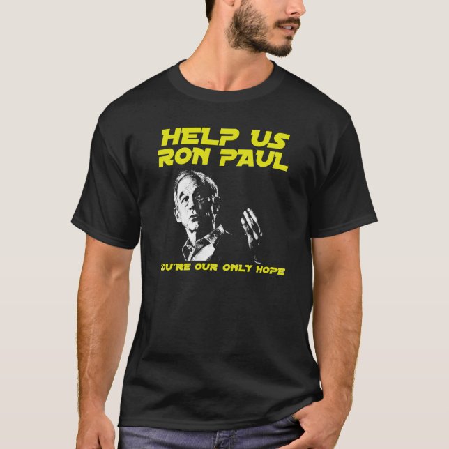 Camiseta Ajude-nos Ron Paul (Frente)