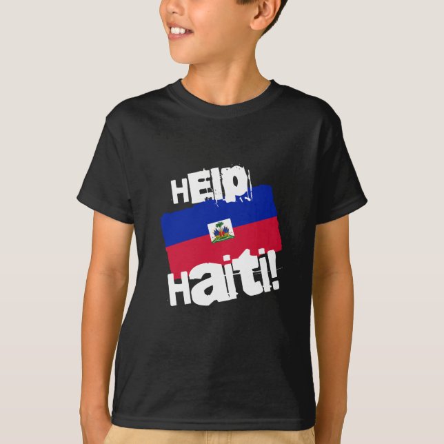 Camiseta Ajude o Haiti! (Frente)