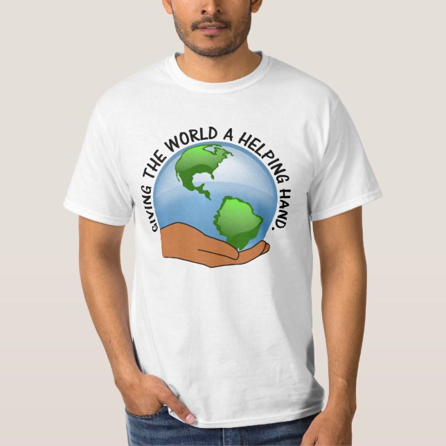 Camiseta Ajudem o mundo e se voluntariam (Frente)