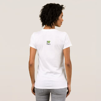 Camiseta Ajustada Feminina I Heart Plants