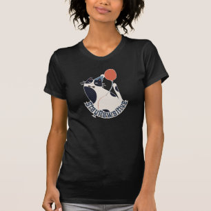 Camiseta Ajustada Feminina Stay Pawsitive para Gat