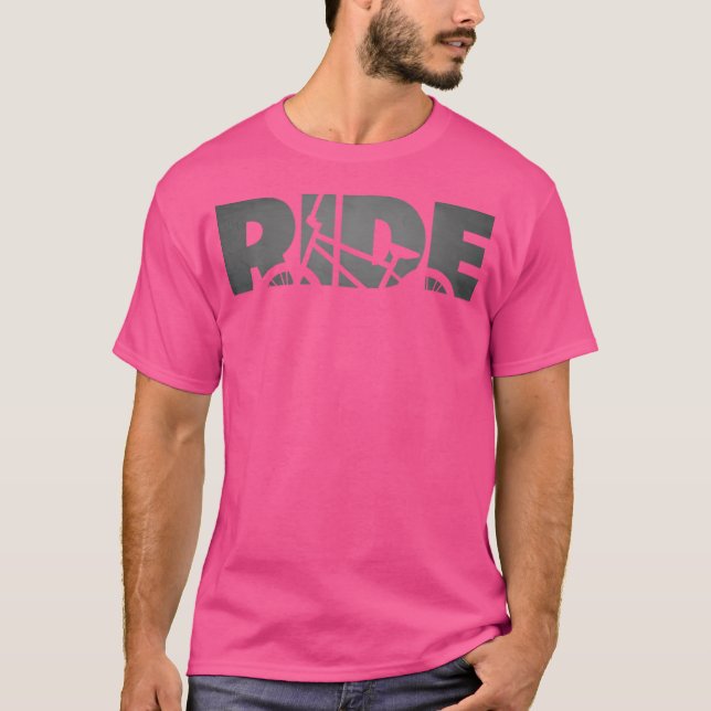 Camiseta Ajustado Bmx preto unisex pequeno (Frente)