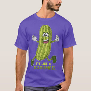 Camiseta Ajustado como um pepino picle picle humor de pepin