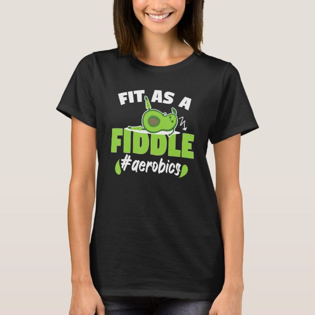 Camiseta Ajustado Como Ventiladores Aeróbicos Avocados Avoc (Frente)