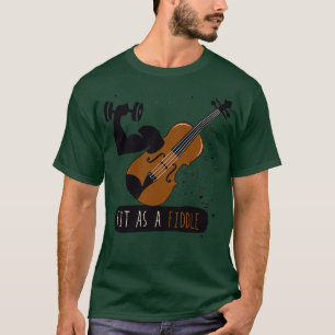 Camiseta ajustado como violino