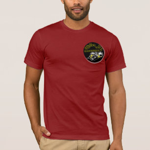 Camiseta ajustado da árvore de prática de bloqueio de Cor