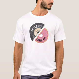 Camiseta Ajustado da Sorta Gordura