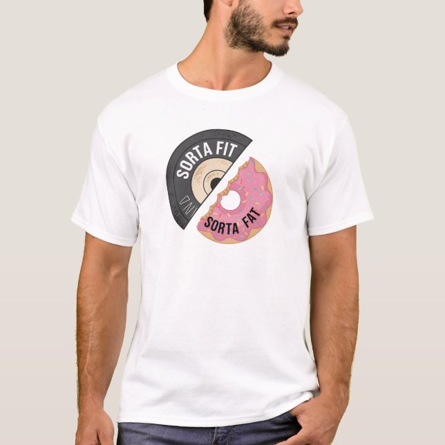 Camiseta Ajustado da Sorta Gordura (Frente)
