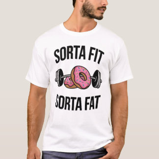 Camiseta Ajustado da Sorta Gordura