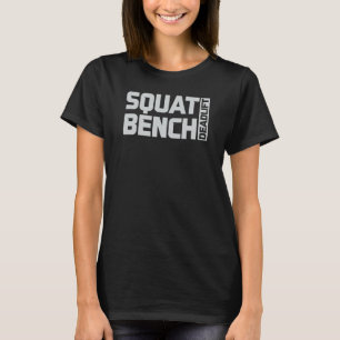 Camiseta Ajustado de Extração de Peso do Gym no Banco de Ba
