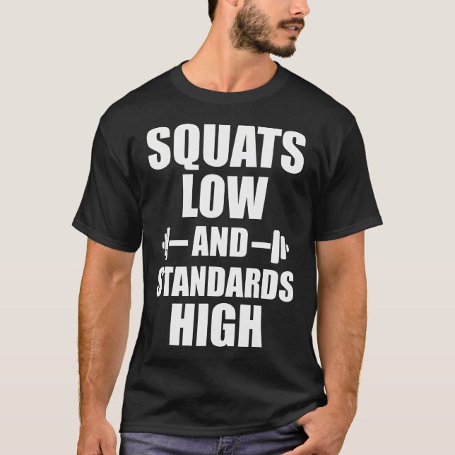 Camiseta Ajustado de Workout Motivativo de Alto Padrão de B (Frente)