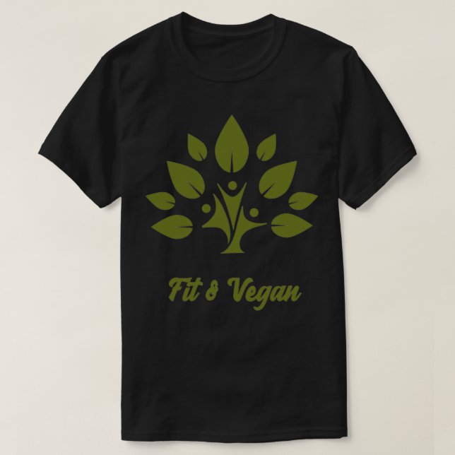 Camiseta Ajustado E Vegan Que Você (Frente do Design)