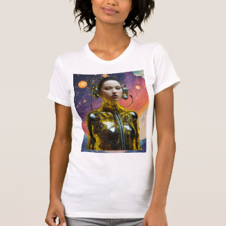 Camiseta Ajustado fina, Canvas, de uso feminino