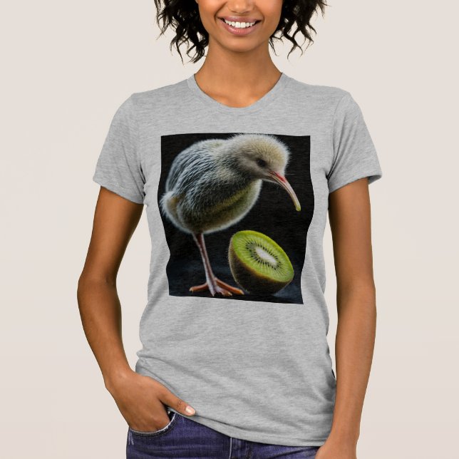 Camiseta Ajustado fina, Canvas, de uso feminino (Frente)