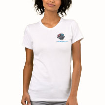 Camiseta Ajustado fina feminina