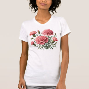 Camiseta Ajustado fino dos Cravos