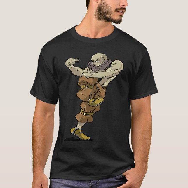 Camiseta Ajustado Monk do Shaolin Temple Malhação Workout G (Frente)