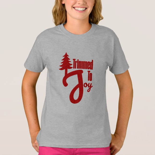 Camiseta Ajustado para a Alegria (Frente)