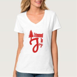 Camiseta Ajustado para a Alegria