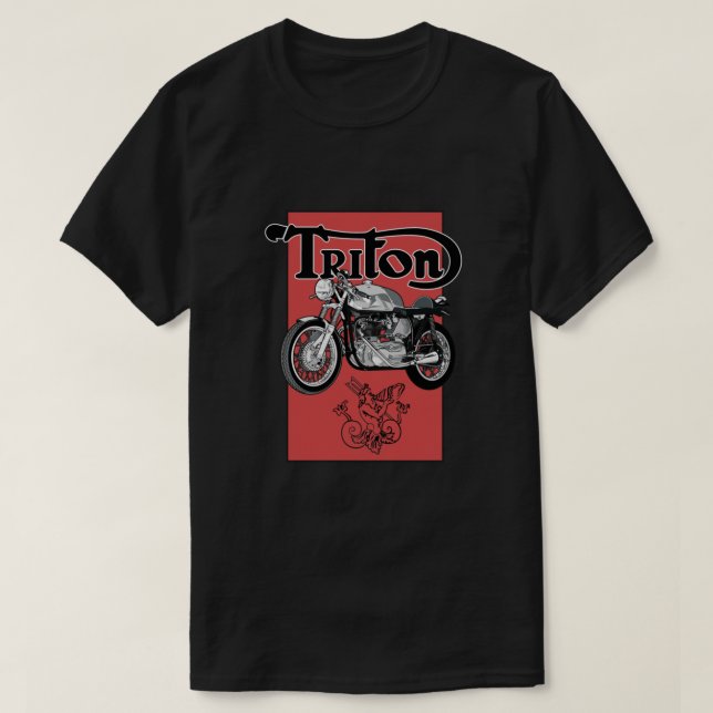 Camiseta Ajustado Relaxado de Triton (Frente do Design)