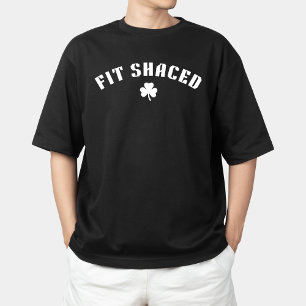 Camiseta Ajustado Shaced Engraçado Rua irlandesa Engraçada.