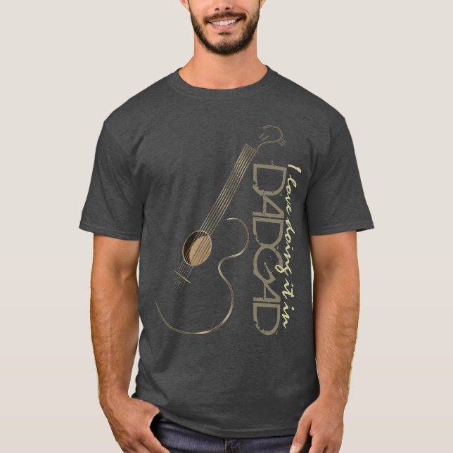 Camiseta Ajustamento da guitarra acústica DADGAD (Frente)