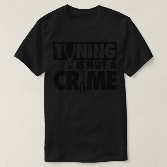 Camiseta Ajustar não é um crime (Frente do Design)