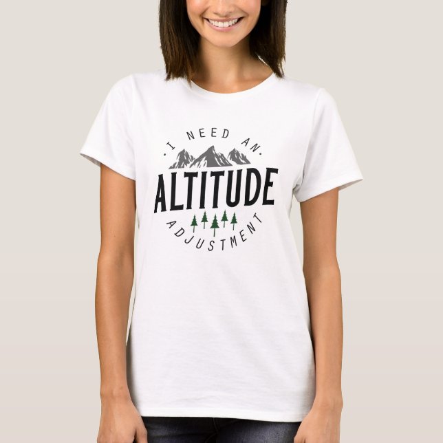 Camiseta Ajuste de altitude (Frente)