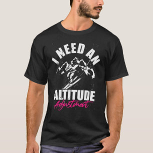 Camiseta Ajuste de altitude Snowboard descida ski sno