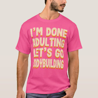 Camiseta Ajuste de Vamos Concluído Levantamento de Peso de