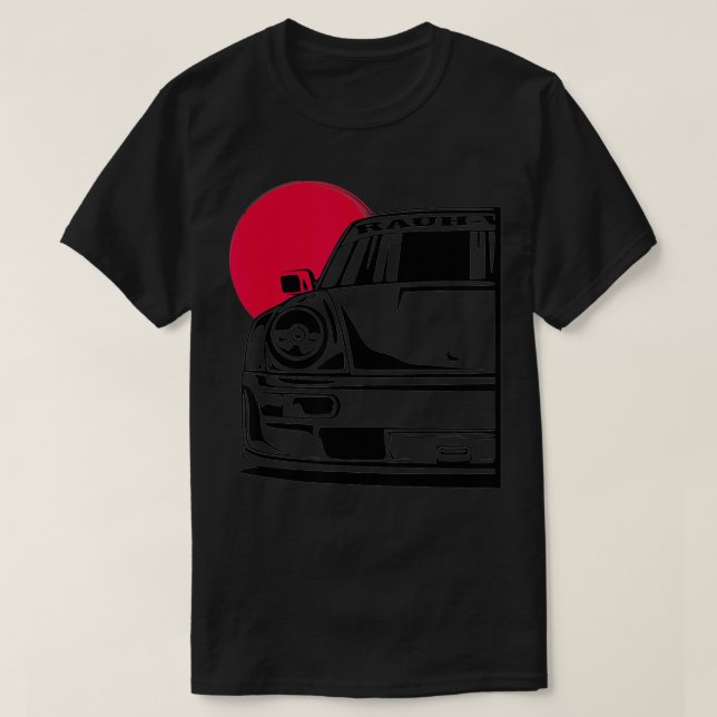 Camiseta Ajuste do mercado interno japonês JDM (Frente do Design)