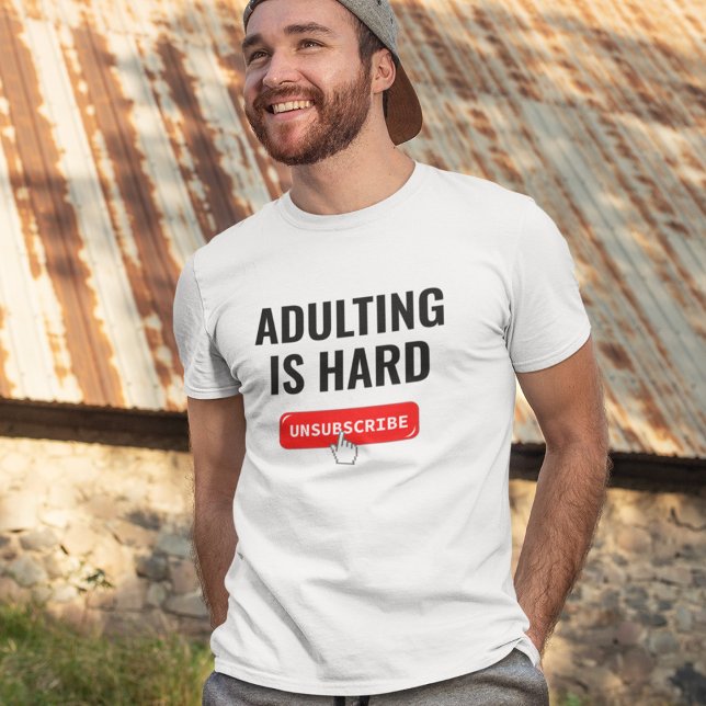 Camiseta Ajuste é Duro - Cancelar assinatura | Cotação pers (Criador carregado)
