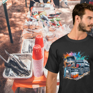 Camiseta Ajuste o Cozinhar do caubói no CHURRASCO