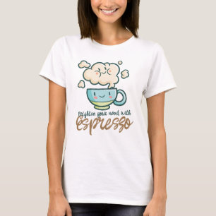 Camiseta Ajuste o humor personalizável com o Espresso