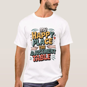 Camiseta Ajuste Quiropraxico: Prazer para Alívio da Dor nas