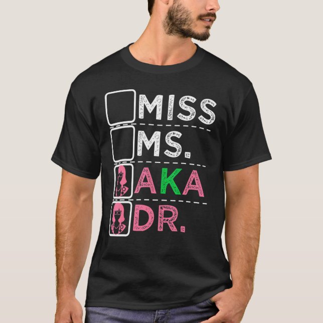 Camiseta AKA Doctor Medical Worker Appreciation Graduation (Frente)