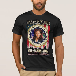 Camiseta AKA e o Divino Nove para Kamala Harris