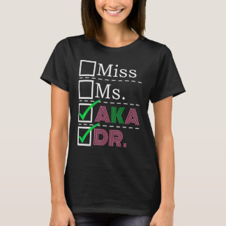 Camiseta AKA Graduação de Apreciação de Trabalhador Médico 