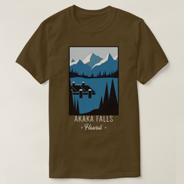 Camiseta Akaka Falls State Park TShirt 3 (Frente do Design)