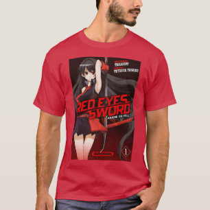 Camiseta Akame ga Matar Olhos Vermelhos Espada 4