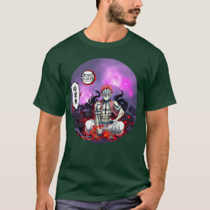 Camiseta Akaza – Design de Demônio de Alta Classificação