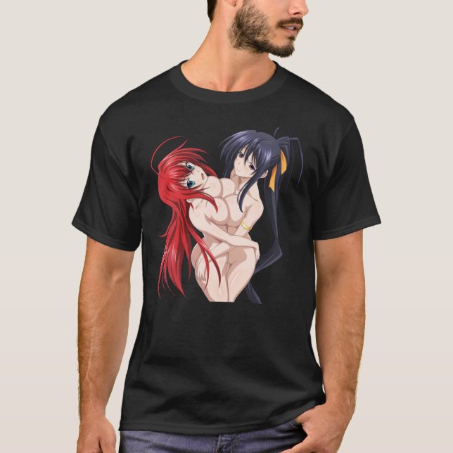 Camiseta Akeno Himejima   Rias Gremory  High School Dxd.   (Frente)